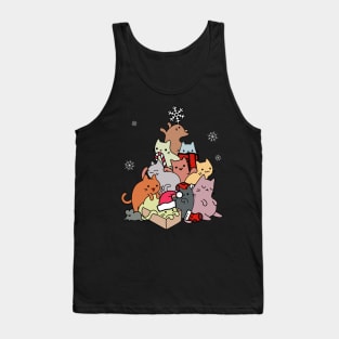 Winter Cat Mountain or Tree Tank Top